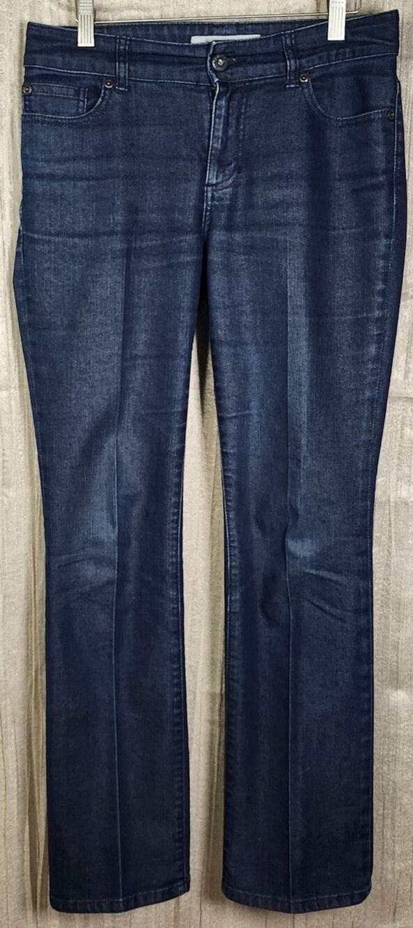 Chico's Platinum Denim Ultimate Boot Leg Premium Jeans 00 (32x31) Regular Dark